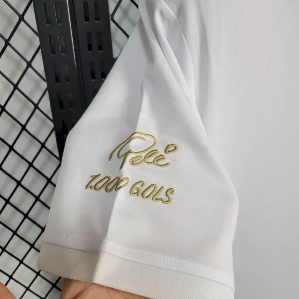 Camiseta Santos 2025/26 Pelé 1.000 GOLS Blanca - Image 4