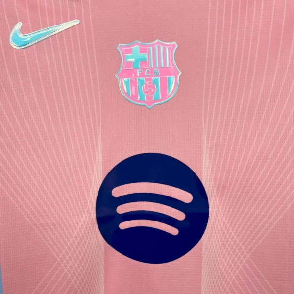 Camiseta rosa edición especial del Barcelona 2025/26 con la Champions League - Image 2