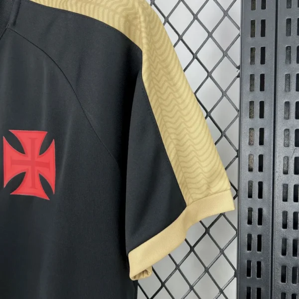 Camiseta de aficionado del Vasco da Gama 2025/26, color negro y dorado - Image 4