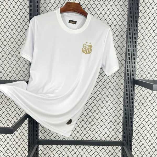 Camiseta Santos 2025/26 Pelé 1.000 GOLS Blanca
