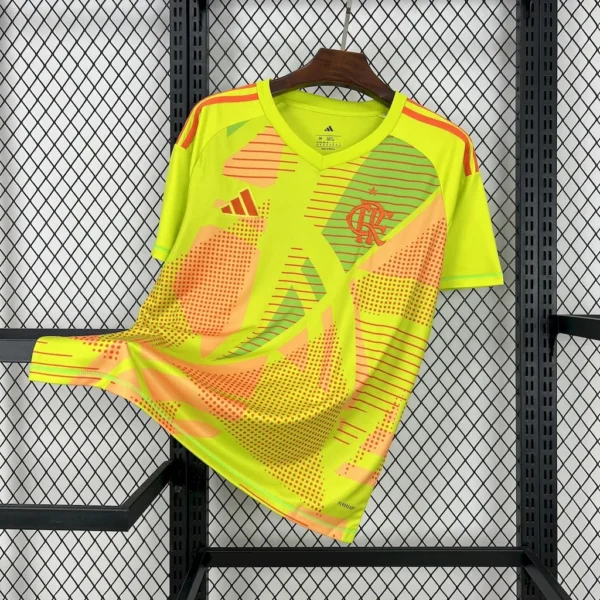 Camiseta amarilla de portero del Flamengo 2025 26