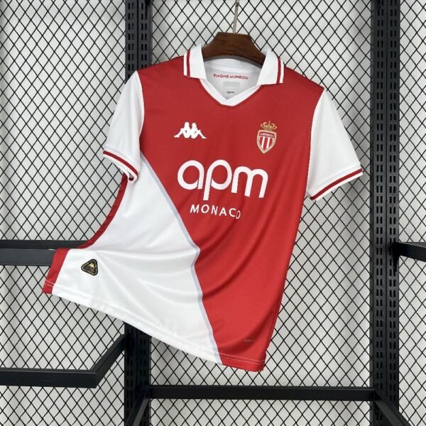 Camiseta local del AS Mónaco 2025/26