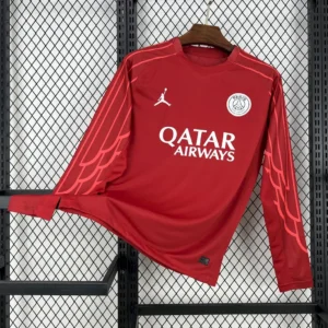 Camiseta de portero manga larga roja del Paris Saint Germain 2025/26