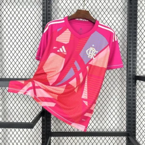 Camiseta de portero rosa Flamengo 2025/26