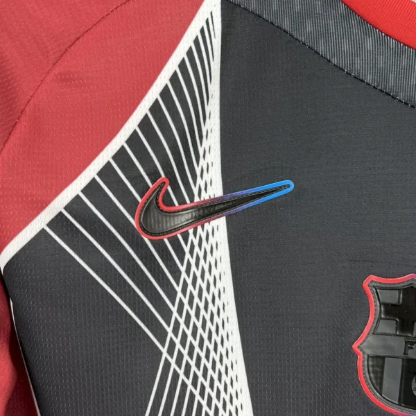 Camiseta edición especial Barcelona 2025/26 negra y roja Champions League - Image 4