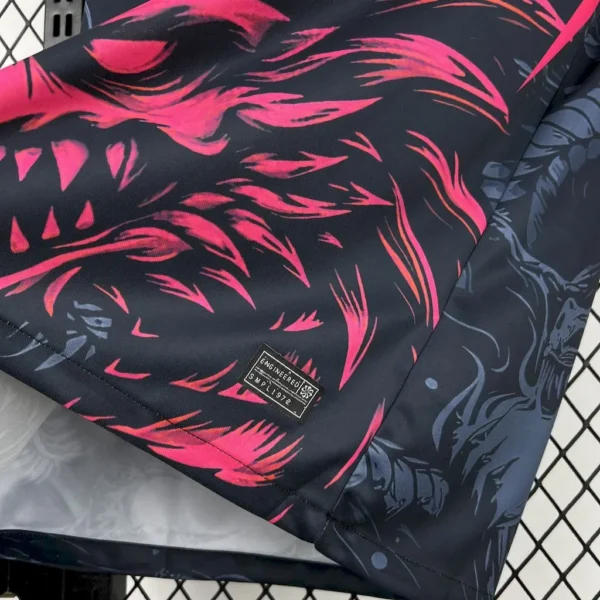Camiseta Barcelona 2025/26 edición Dragón Negro Rojo - Image 7