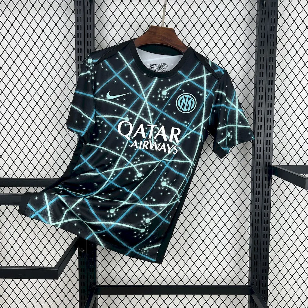 Camiseta de entrenamiento prepartido del Inter de Milan 2025/26
