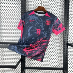 Camiseta Barcelona 2025/26 edición Dragón Negro Rojo