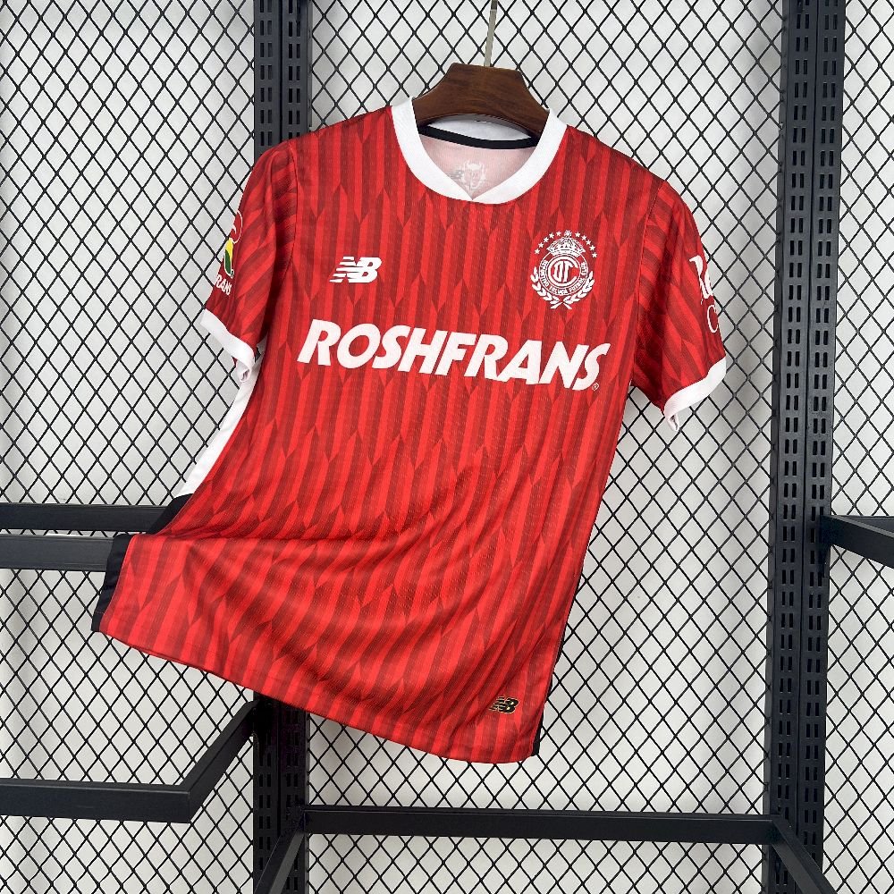 Camiseta local del Toluca 2025/26