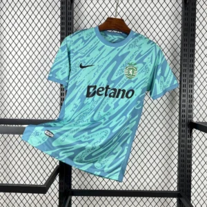Camiseta de portero azul del Sporting CP 2025/26