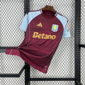 Camiseta local del Aston Villa 2025/26
