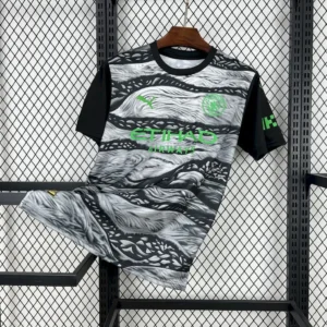 Camiseta Manchester City 2025/26 versión conceptual en negro y gris