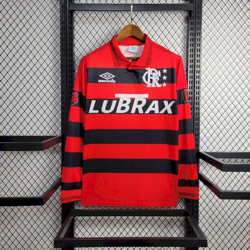 Camiseta retro de manga larga de local del Flamengo 1994/95