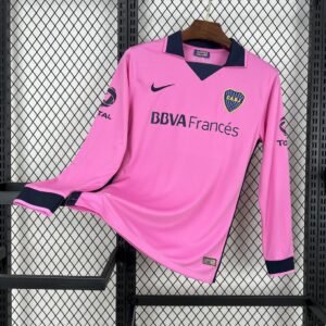 Camiseta retro de manga larga de visitante de Boca Juniors 2013/14