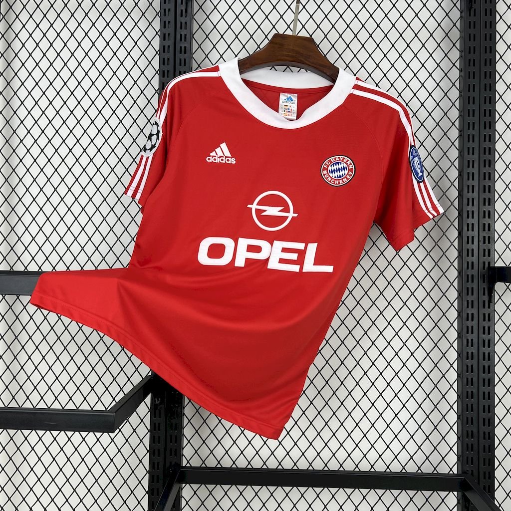 Camiseta retro del Bayern de Munich 2001/02 edicion UEFA Champions League