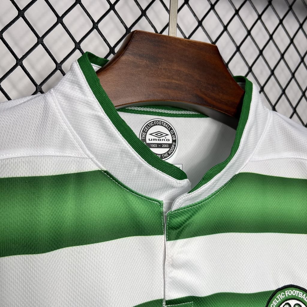 Camiseta retro local del Celtic 2003/04 - Image 3