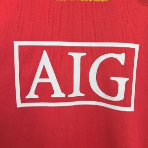 Camiseta retro de manga larga del Manchester United 2007/08 (UCL) - Image 5