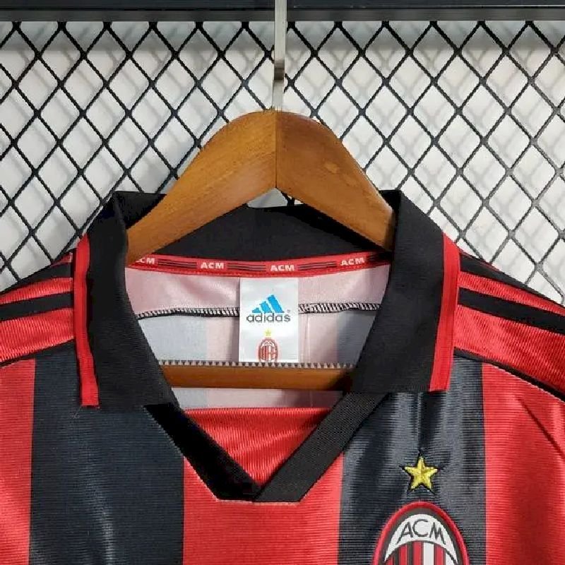 Camiseta retro de local del AC Milan 1998/99 - Image 3