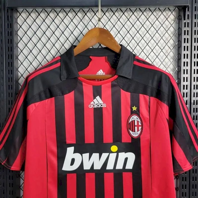 Camiseta retro de local del AC Milan 2007/08 - Image 3