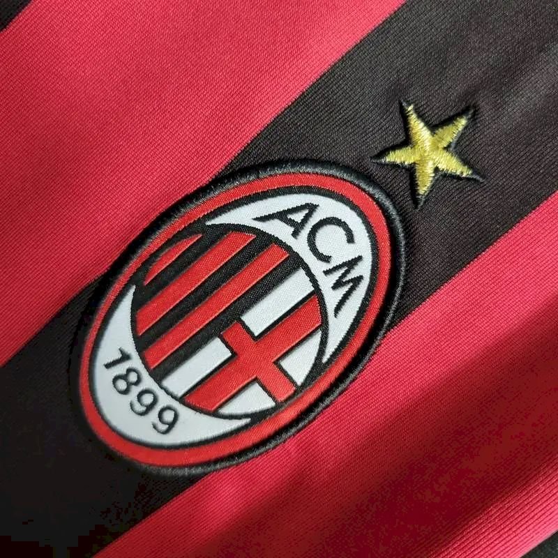 Camiseta retro de manga larga de local del AC Milan 2009/10 - Image 4