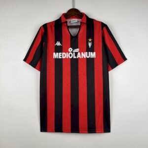 Camiseta retro de campeon local del AC Milan 1988/89