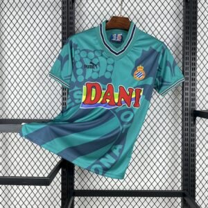 Camiseta retro de la tercera equipacion del RCD Espanyol 1996/97