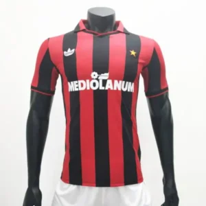 Camiseta retro de local del AC Milan 1990/91