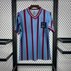 Camiseta retro de local del Aston Villa 1956/57