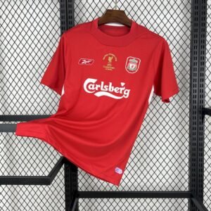 Camiseta retro de local del Liverpool 2005