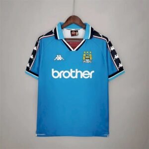 Camiseta retro de local del Manchester City 1997/99