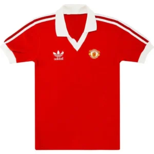 Camiseta retro de local del Manchester United 1980/82