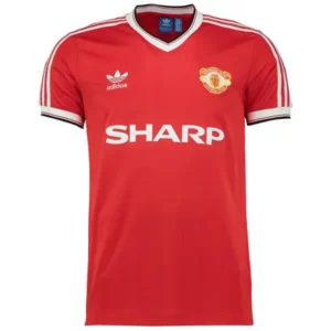 Camiseta retro de local del Manchester United 1982/84