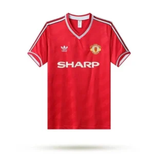 Camiseta retro de local del Manchester United 1986/88
