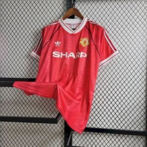 Camiseta retro de local del Manchester United 1990/92