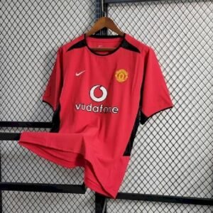 Camiseta retro de local del Manchester United 2002/04