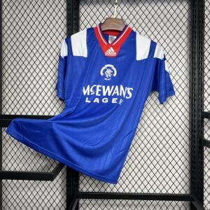 Camiseta retro de local del Rangers 1992/94