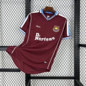 Camiseta retro de local del West Ham United 1999/01