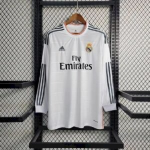 Camiseta retro de manga larga de local del Real Madrid 2013/14