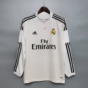 Camiseta retro de manga larga de local del Real Madrid 2014/15