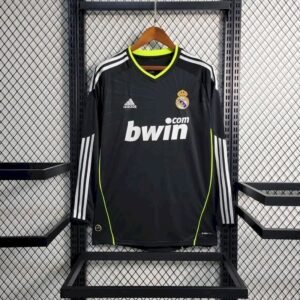 Camiseta retro de manga larga de visitante del Real Madrid 2010/11