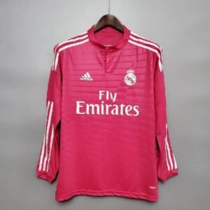 Camiseta retro de manga larga de visitante del Real Madrid 2014/15