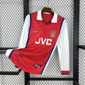 Camiseta retro de manga larga del Arsenal 1998/99