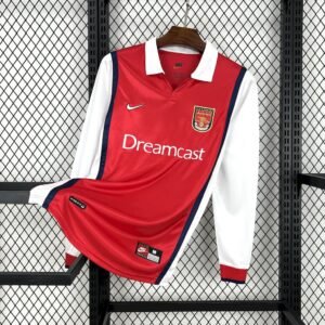 Camiseta retro de manga larga del Arsenal 1999/00