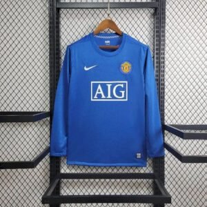 Camiseta retro de manga larga del Manchester United 2008/09 tercera equipacion