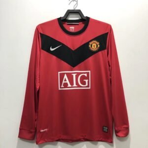 Camiseta retro de manga larga del Manchester United 2009/10