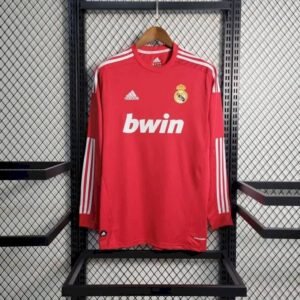 Camiseta retro de manga larga del Real Madrid de la UCL 2011/12
