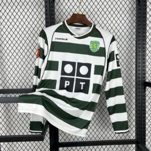 Camiseta retro de manga larga del Sporting CP 2001/03