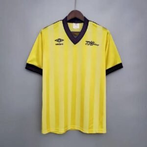 Camiseta retro de visitante del Arsenal 1983/86