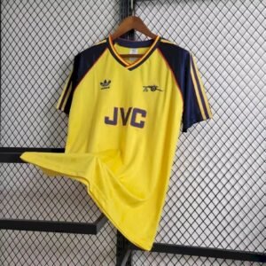 Camiseta retro de visitante del Arsenal 1988/89