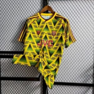 Camiseta retro de visitante del Arsenal 1991/93